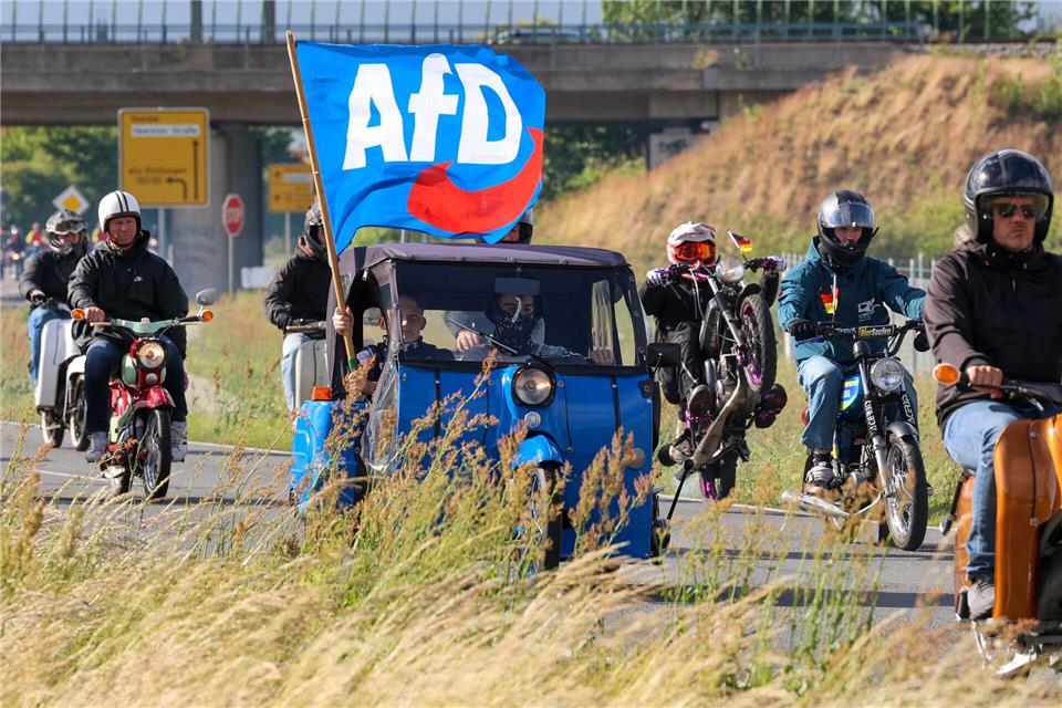 Nachfahren der Unternehmer-Familie Simson wenden sich gegen die Vereinnahmung ihres Namens durch die AfD (Illustration).  Peter Gercke/dpa