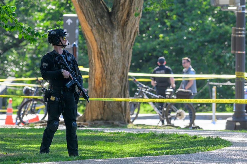 Nahe dem Weißen Haus kam es zu einem Schusswaffenvorfall.Rod Lamkey/AP/dpa