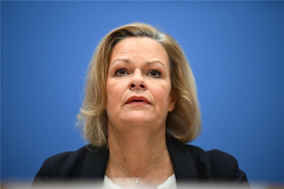 Nancy Faeser und die Innenminister der Bundesländer werden ab Mittwoch drei Tage lang insbesondere Migrationsthemen in den Blick nehmen. (Archivbild)Sebastian Gollnow/dpa