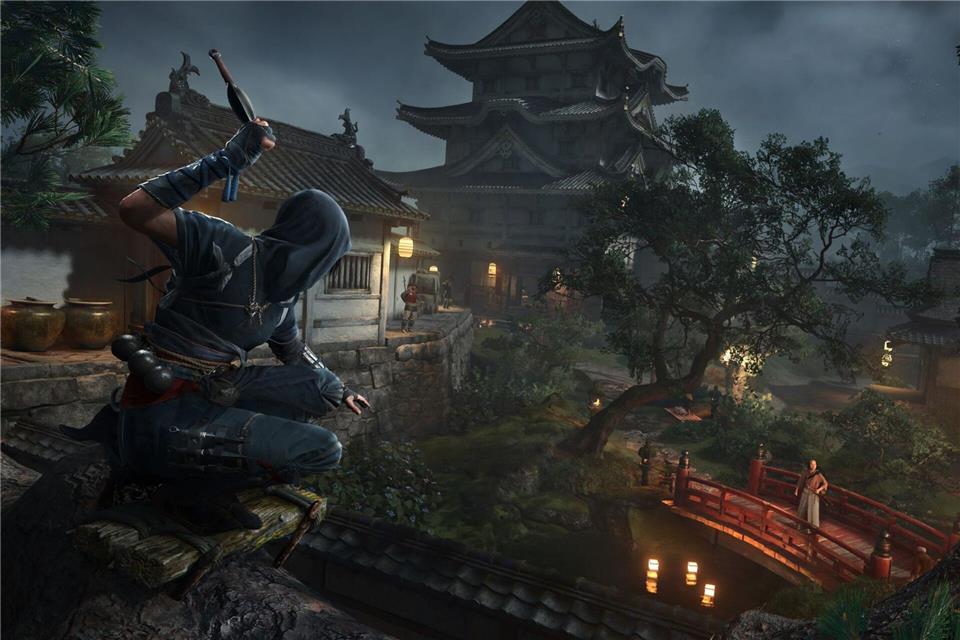 Naoe beim Angriff aus dem Hinterhalt.Ubisoft/dpa-tmn