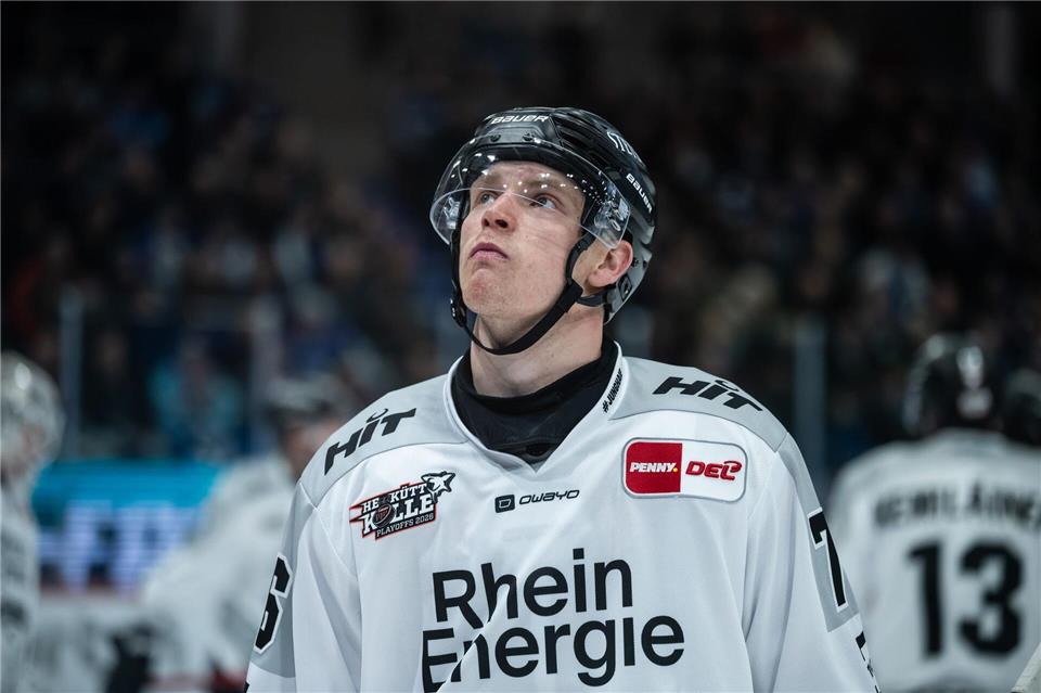 Nate Schnarr traf beim Kölner Erfolg gegen Schwenningen doppelt. (Archivbild)Silas Stein/dpa