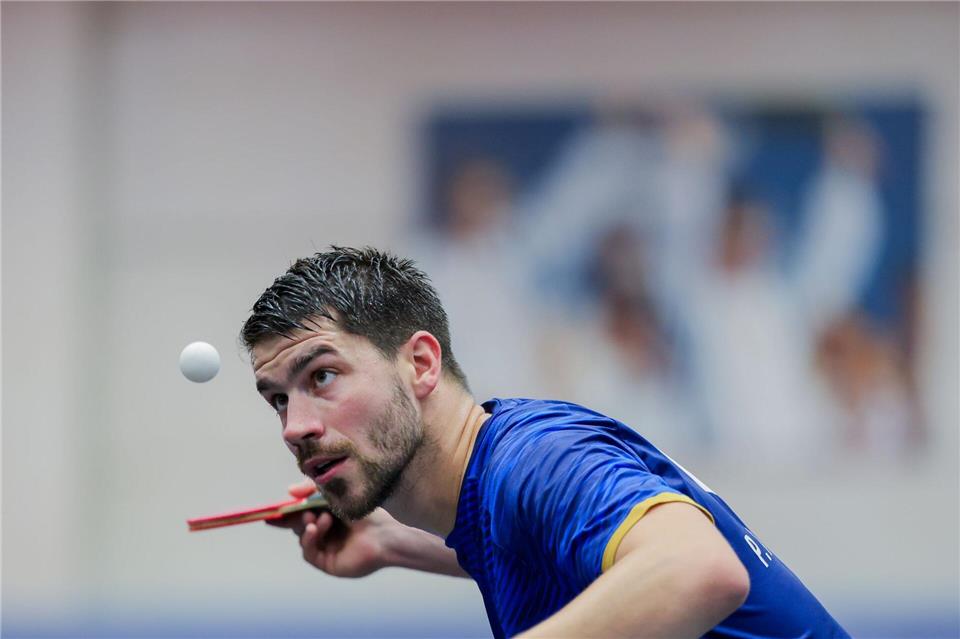 Das schwere Erbe der Ära Boll: Tischtennis-Team heiß auf EM Nationalspieler Patrick Franziska beim Training in Düsseldorf.Rolf Vennenbernd/dpa