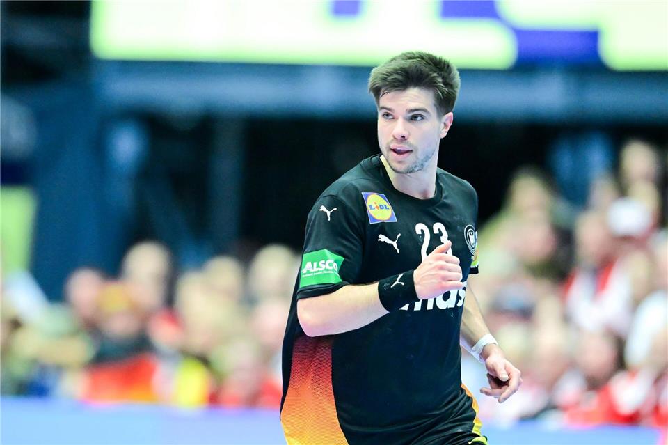Nationalspieler Renars Uscins wird die TSV Hannover-Burgdorf nach der nächsten Saison verlassen. (Archivbild)Sina Schuldt/dpa