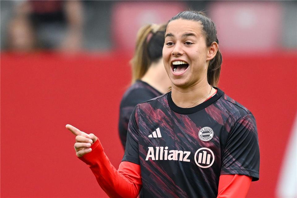 Nationalspielerin Lena Oberdorf und der FC Bayern: Champions League als große Herausforderung (Archivbild) Sven Hoppe/dpa
