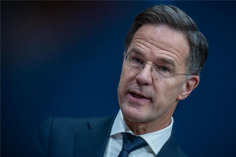 Nato-Generalsekretär Mark Rutte sieht die Ukraine langfristig als Teil des Schutzwalls gegen Russland, auch wenn sie vorerst kein Bündnismitglied werden kann. (Archivbild)Michael Kappeler/dpa