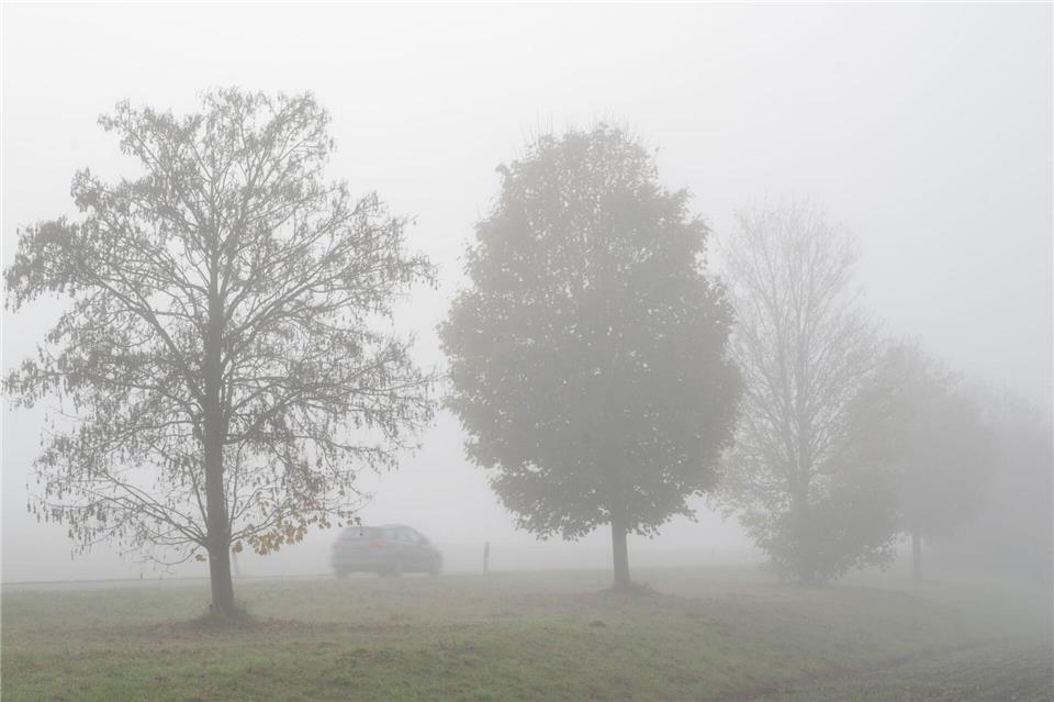 Nebel, Wolken und teilweise auch Regen: Am Wochenende und zum Start in die neue Woche zeigt sich typisch graues Novemberwetter im Freistaat. (Symbolbild) Stefan Puchner/dpa