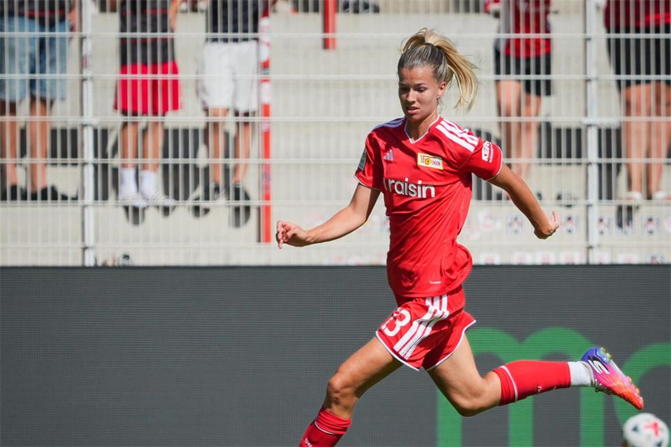 Nele Bauereisen steuerte ein Tor zum Bundesliga-Sieg des 1. FC Union Berlin bei. (Archivbild)Soeren Stache/dpa