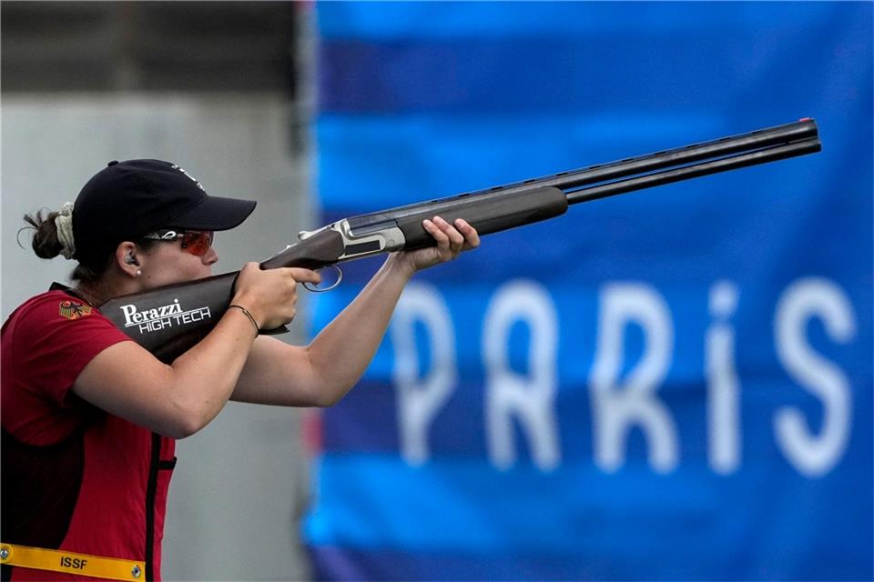 Schießen: Florian Peter schafft es ins Olympia-Finale Nele Wißmer überzeugte bei ihrem Olympia-Debüt in der Skeet-Qualifikation nur am ersten Tag.