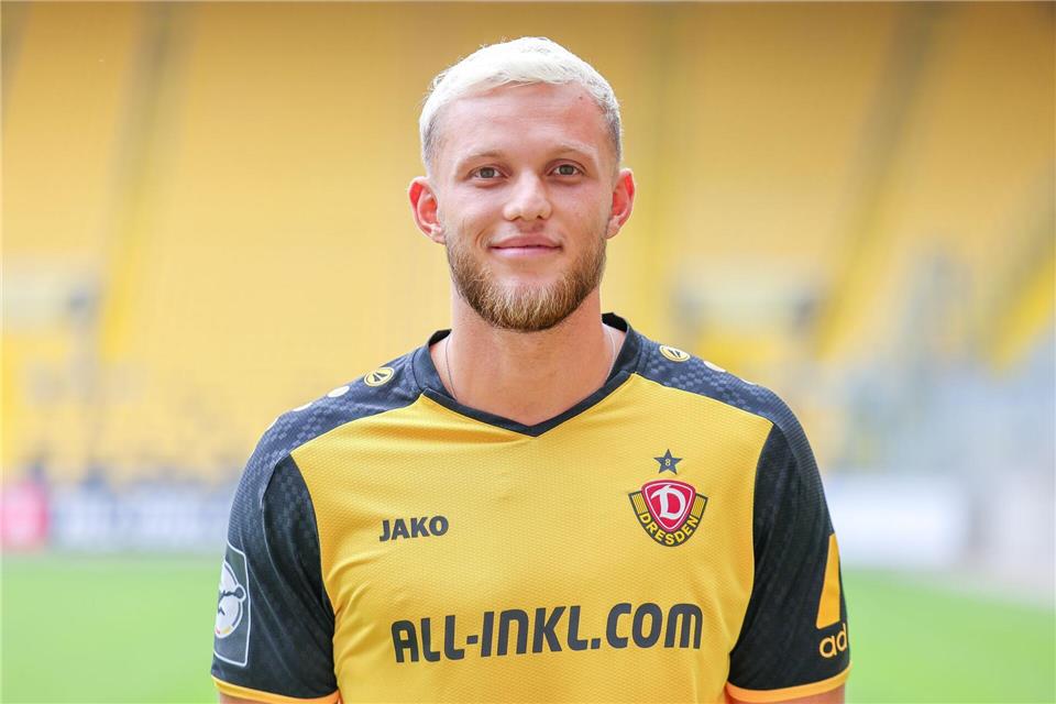 Neu beim TSV Havelse: Tom Berger, hier im Trikot von Dynamo Dresden (Archivbild)  Jan Woitas/dpa
