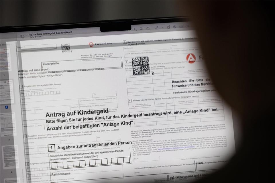 Neue Eltern sollen sich künftig mehr auf ihr Baby statt auf Papierkram konzentrieren können. (Symbolbild)Hannes P Albert/dpa