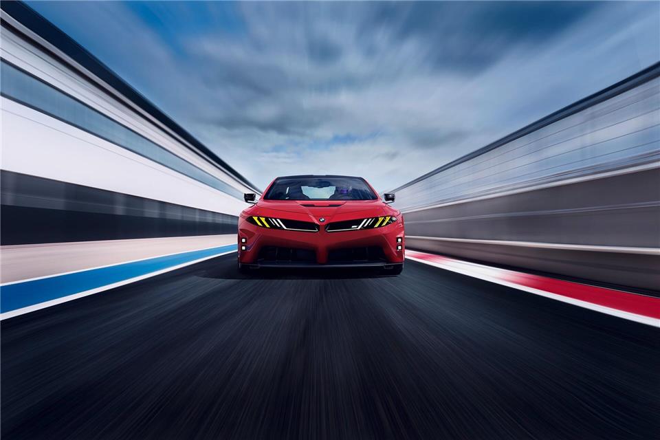 Neue Klasse auf der Straße, neue Ära im Anrollen: Die BMW M GmbH enthüllt das M Concept – Startschuss für M im E-Zeitalter.Agnieska Doroszewicz/BMW M GmbH/dpa-tmn