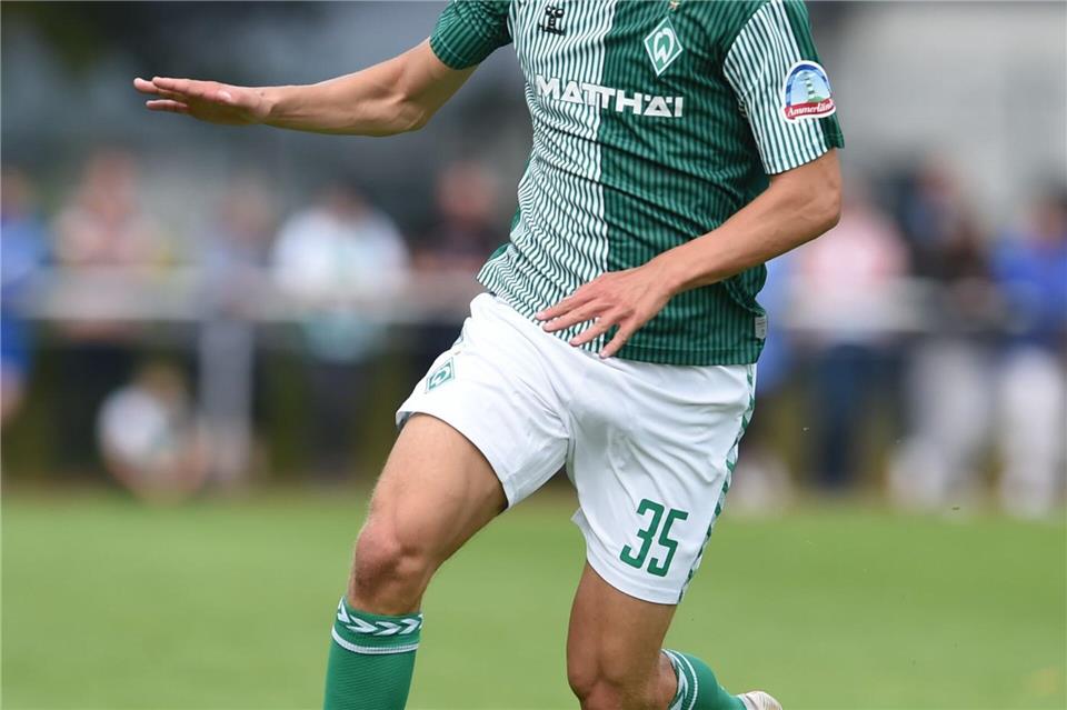 Neuer KSC-Spieler: Leon Opitz kommt von Werder Bremen.Carmen Jaspersen/dpa