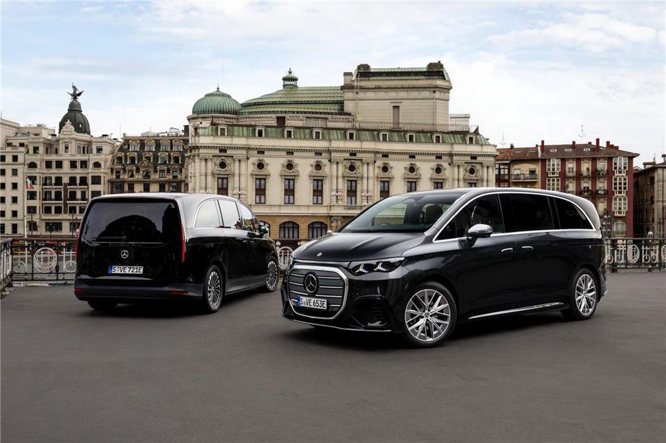 Neuer Mercedes-Benz VLE: Bestellbar ist er schon, ab Herbst soll die elektrische Großraumlimousine ausgeliefert werden.-/Mercedes-Benz AG/dpa-tmn