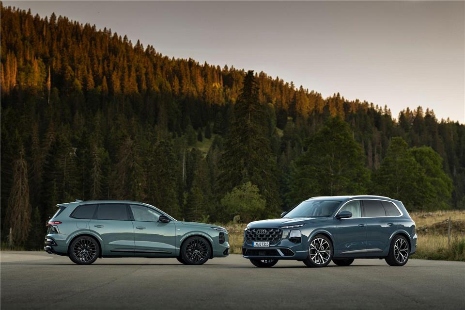Neues Flaggschiff: Die dritte Generation des Audi Q7 startet im September 2026 mit Preisen ab 87.900 Euro.Audi AG/dpa-tmn