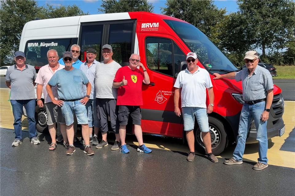 Neun Bürgerbusfahrer haben am Wochenende wieder ein Sicherheitstraining absolviert.