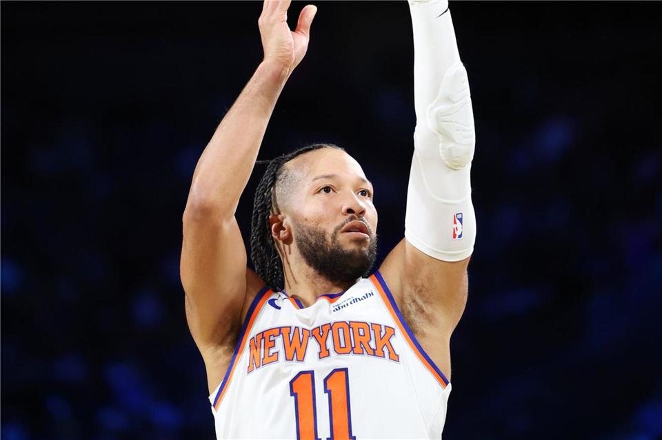 New Yorks Jalen Brunson war mit 40 Punkten der Topscorer in Las Vegas.Ronda Churchill/AP/dpa