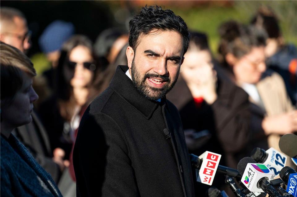 New Yorks designierter Bürgermeister Mamdani wirft Netanjahu einen Genozid im Gazastreifen vor. (Archivbild)Michael Brochstein/ZUMA Press Wire/dpa