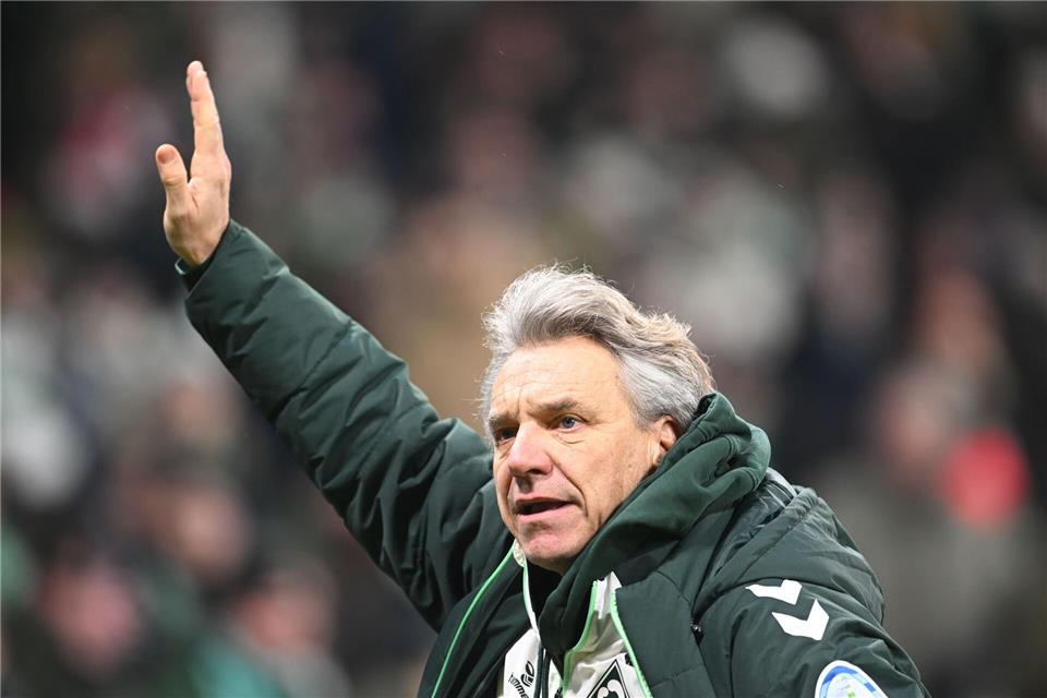 Nicht mehr Trainer von Werder Bremen: Horst Steffen.Carmen Jaspersen/dpa