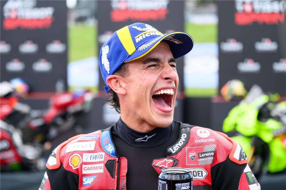 Nicht zu schlagen: Marc Márquez. Robert Michael/dpa