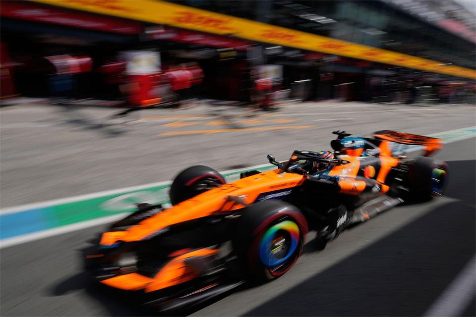 Nicht zu schlagen in der Qualifikation: Lando Norris. Darko Bandic/AP POOL/AP/dpa