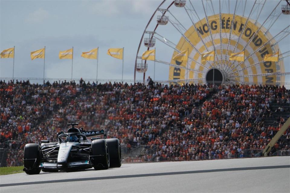Nicht zu schlagen in der Sprint-Quali: George Russell. Patrick Post/AP/dpa