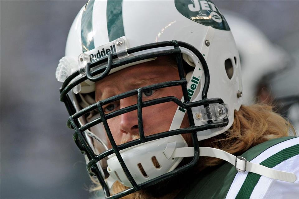 Ex-NFL-Profi Mangold stirbt mit nur 41 Jahren Nick Mangold, hier im Einsatz für die New York Jets, starb mit nur 41 Jahren. (Archivbild)picture alliance / dpa