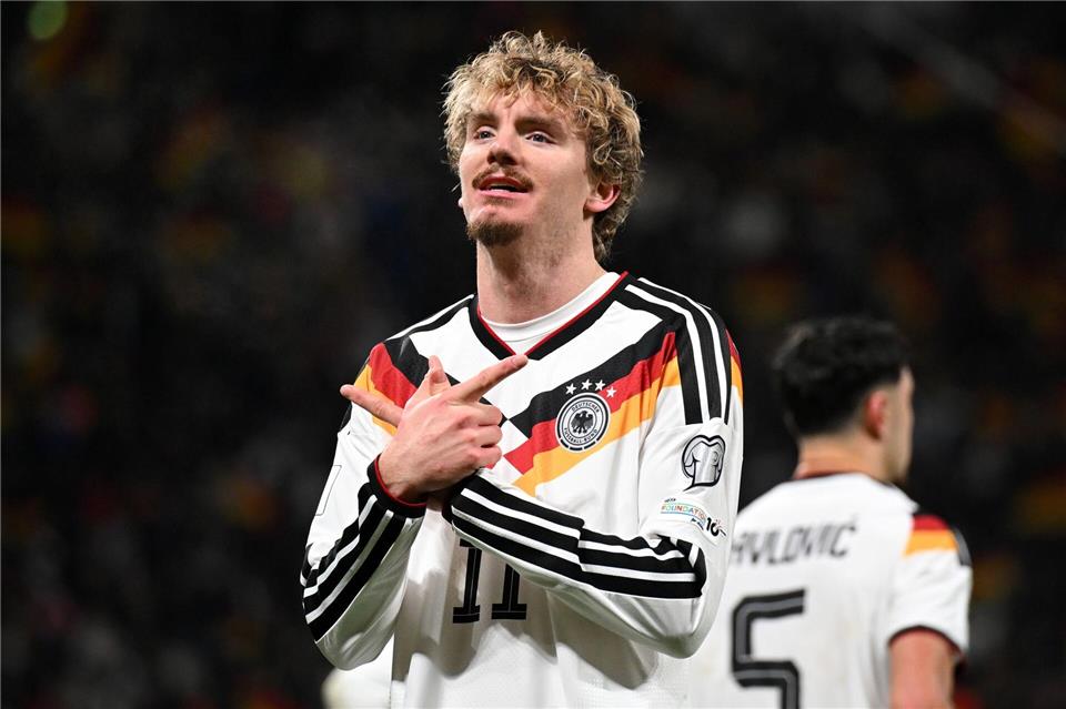 Nick Woltemade gehört zu Deutschlands großen Hoffnungsträgern bei der WM 2026. (Archivbild)Robert Michael/dpa