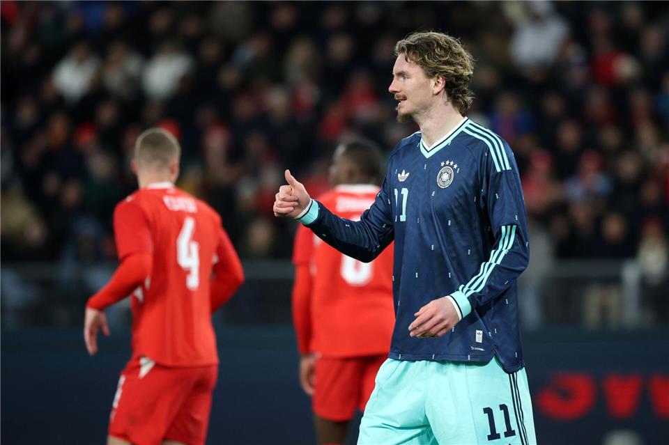 Nick Woltemade startet in seiner alten Heimat. Christian Charisius/dpa