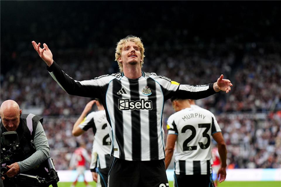 Nick Woltemade traf für Newcastle.Owen Humphreys/PA Wire/dpa