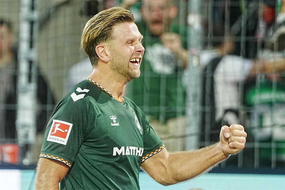 Niclas Füllkrug war erneut ein wichtiger Faktor für Werder Bremen. Thomas Frey/dpa