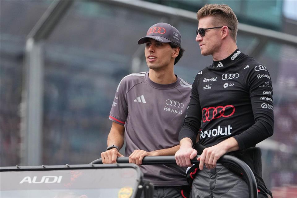 Nico Hülkenberg (r) und Gabriel Bortoleto verpassten jeweils eins der ersten beiden Rennen. (Archivbild)Asanka Brendon Ratnayake/AP/dpa