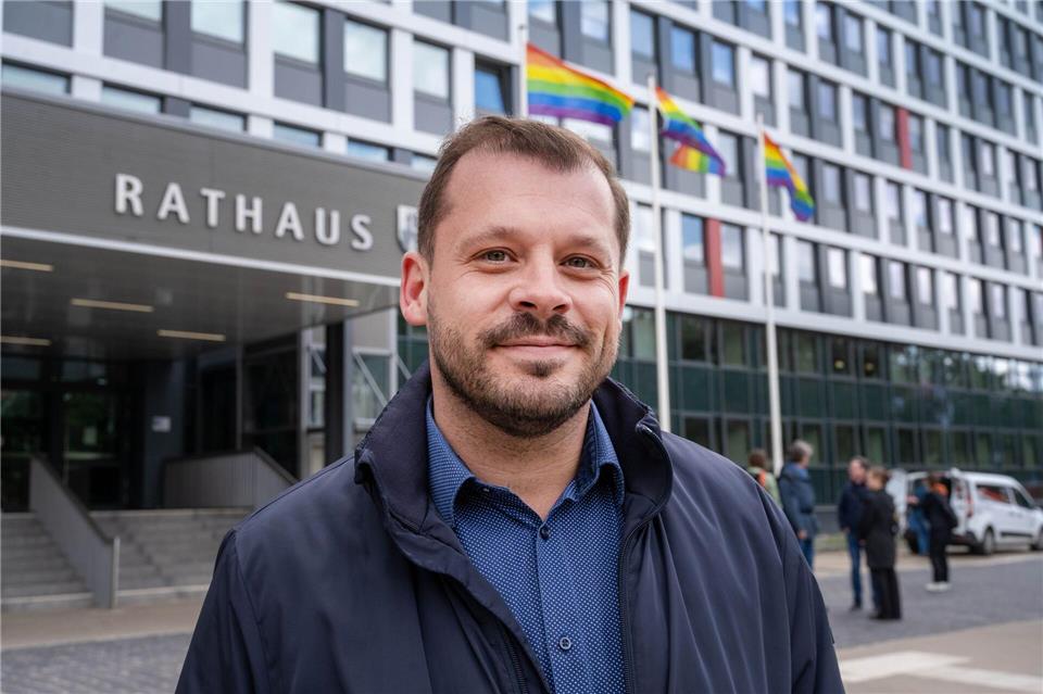 Nico Klose (parteilos) ist neuer Oberbürgermeister in Neubrandenburg. Stefan Sauer/dpa