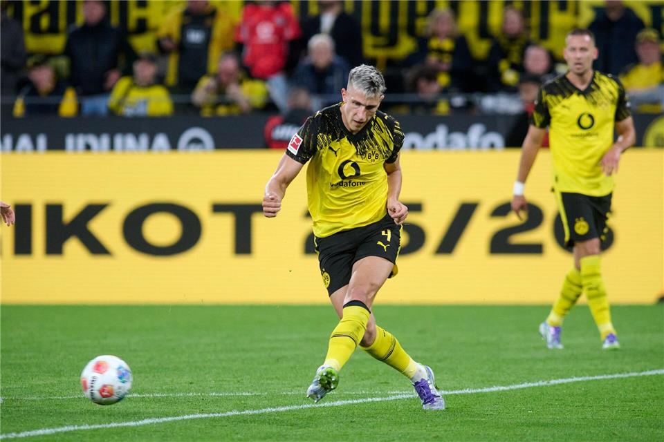 Nico Schlotterbeck hofft auf DFB-Rückkehr. (Archivbild)Bernd Thissen/dpa