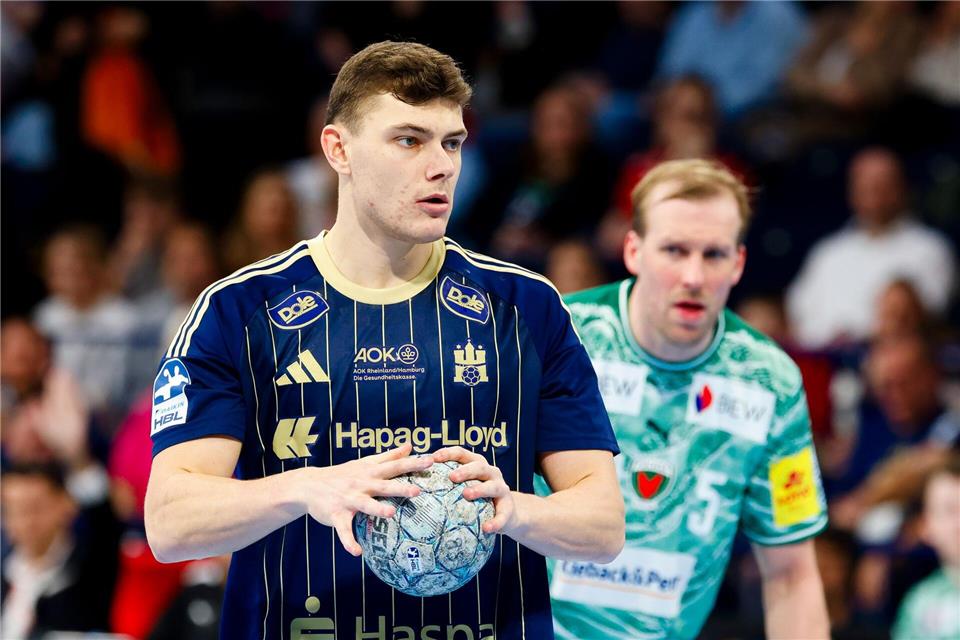 Nicolaj Jörgensen und der HSV Hamburg hatten die MT Melsungen zu Gast. (Archivbild)Frank Molter/dpa