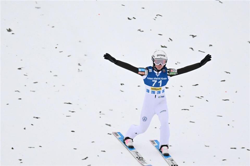 Nika Prevc war erneut nicht zu schlagen. (Archivbild)Barbara Gindl/APA/dpa