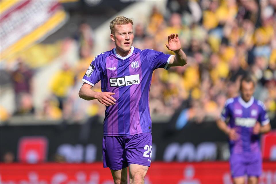 Niklas Wiemann bleibt beim VfL Osnabrück (Archivfoto).Robert Michael/dpa