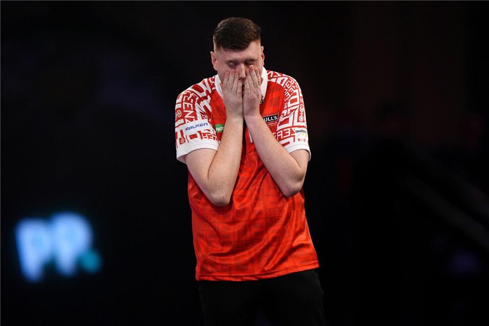 Pietreczko folgt Schindler bei Darts-EM in Runde zwei  Niko Springer scheiterte an Jermaine Wattimena. (Archivbild)Bradley Collyer/PA Wire/dpa