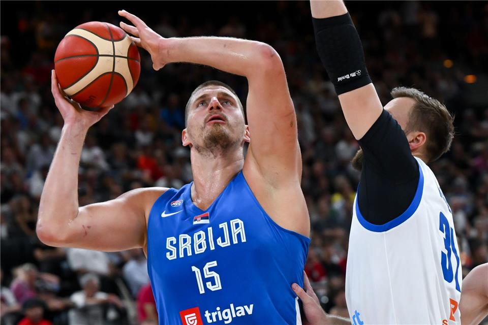 Nikola Jokic will Serbien zu EM-Gold führen.Sven Hoppe/dpa