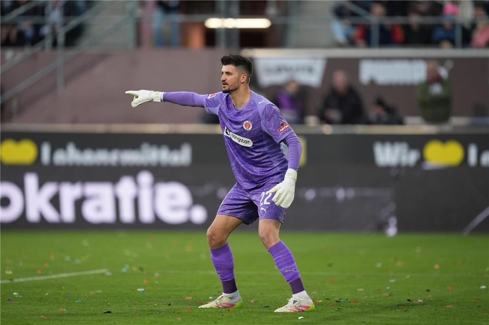 St. Pauli mit neuem Torwart gegen Hoffenheim Nikola Vasilj erhält im DFB-Pokal eine Pause.Marcus Brandt/dpa