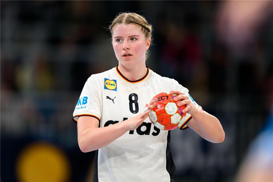 Nina Engel war beim Sieg gegen Nordmazedonien eine wichtige Stütze (Archivbild).Marco Wolf/dpa