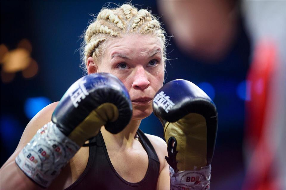 Nina Meinke verteidigte in Hamburg ihren WM-Titel.Gregor Fischer/dpa