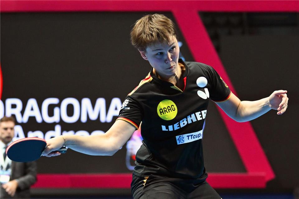 Nina Mittelham steuerte einen Punkt zum klaren Sieg bei. (Archivbild)Manfred Schillings/dpa