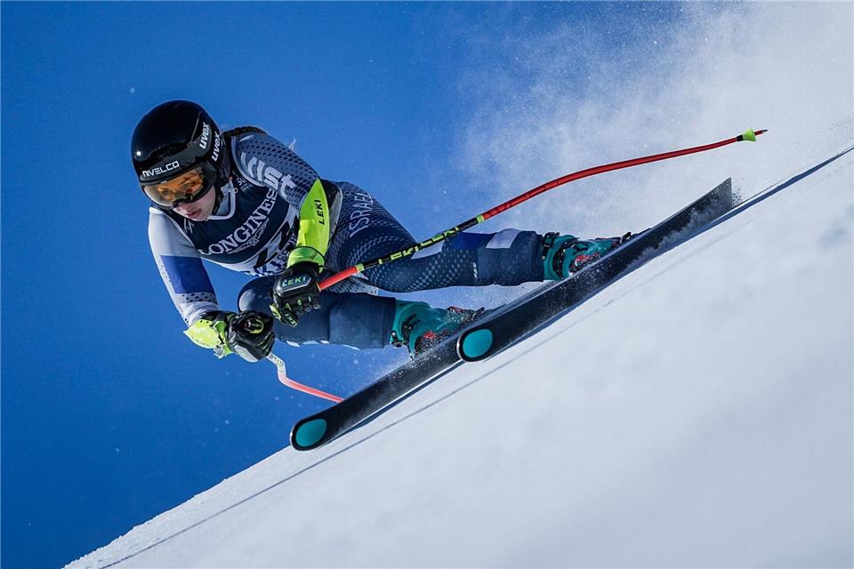 Noa Szollos holte in Kranjska Gora die ersten Weltcup-Punkte für Israel. (Archivbild)Michael Kappeler/dpa