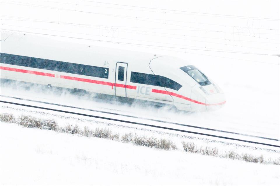 Noch Winter- oder schon Extremwetter? Die Deutsche Bahn orientiert sich hier an den Einschätzungen des DWD.picture alliance/dpa