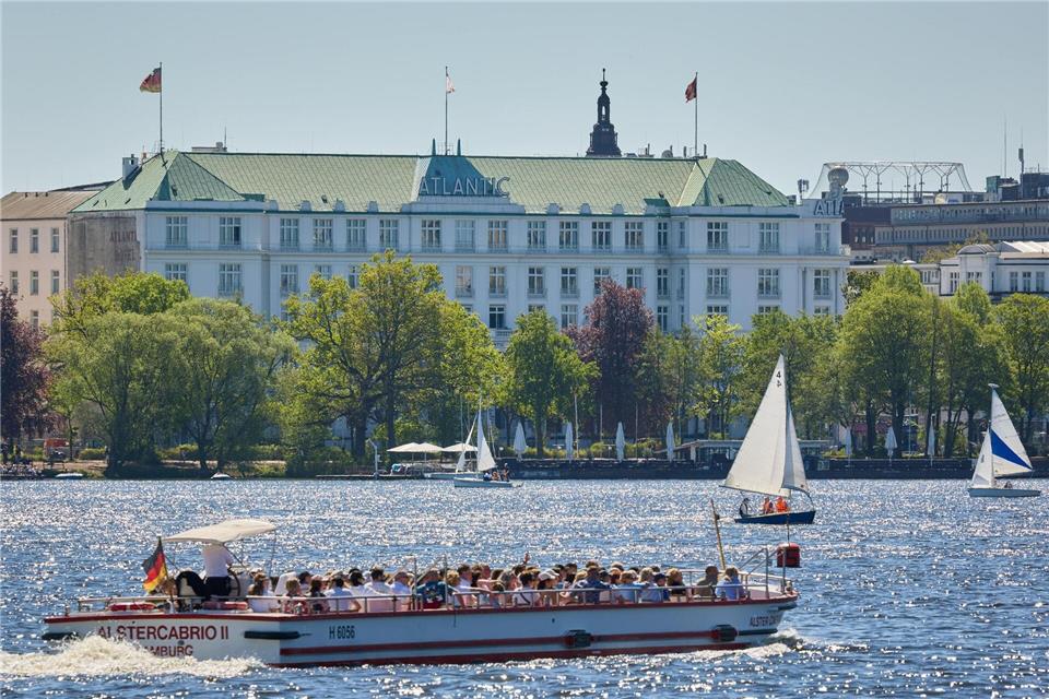 Noch ist strahlender Sonnenschein in Hamburg.Georg Wendt/dpa