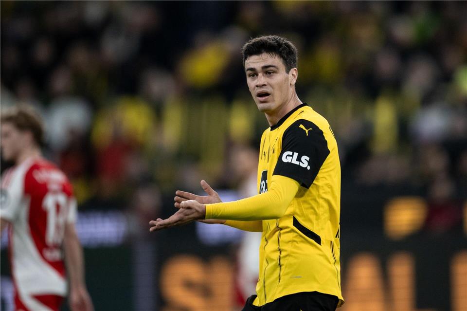 Noch kein Einsatz für Mönchengladbach: Neuzugang Giovanni Reyna. (Archivbild)Fabian Strauch/dpa