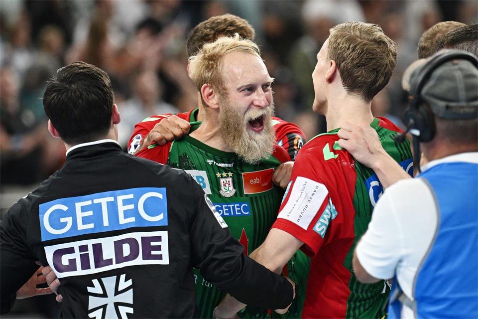 Noch lange nicht satt: Matthias Musche und der SC Magdeburg.Angelika Warmuth/dpa