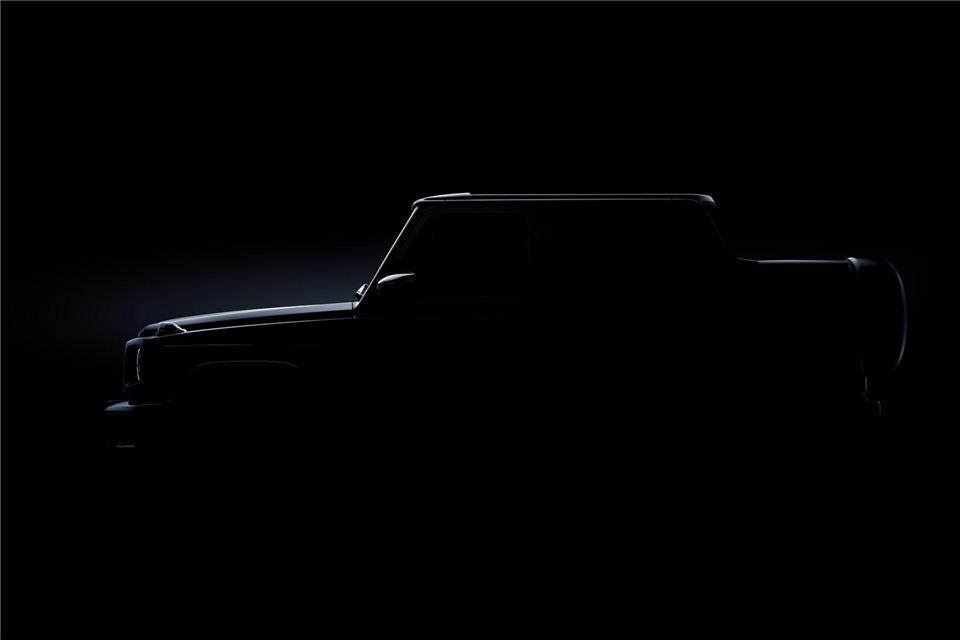Noch liegt vieles im Dunklen: Mercedes plant eine Cabrio-Version der G-Klasse, nennt aber keine Details.Mercedes-Benz AG/dpa-tmn