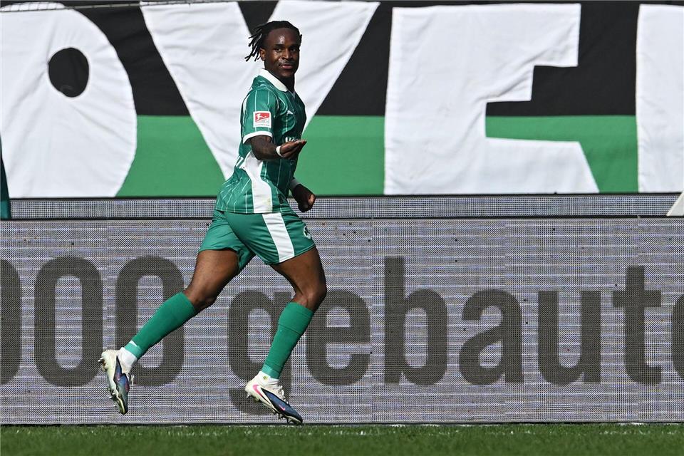Noel Futkeu brachte Fürth in Hannover in Führung.Carmen Jaspersen/dpa
