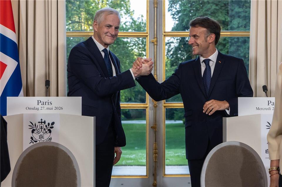 Norwegen rückt unter Frankreichs nuklearen Schutzschirm.Christophe Petit Tesson/Pool EPA/AP/dpa